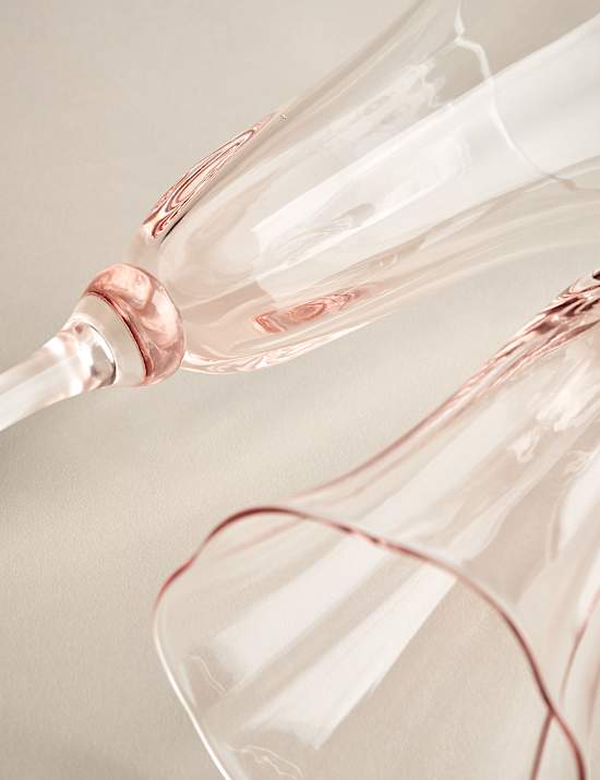 2er-Set Fleur Ombré Champagnerflöten