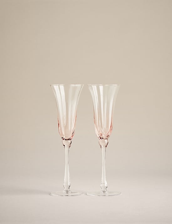 2er-Set Fleur Ombré Champagnerflöten