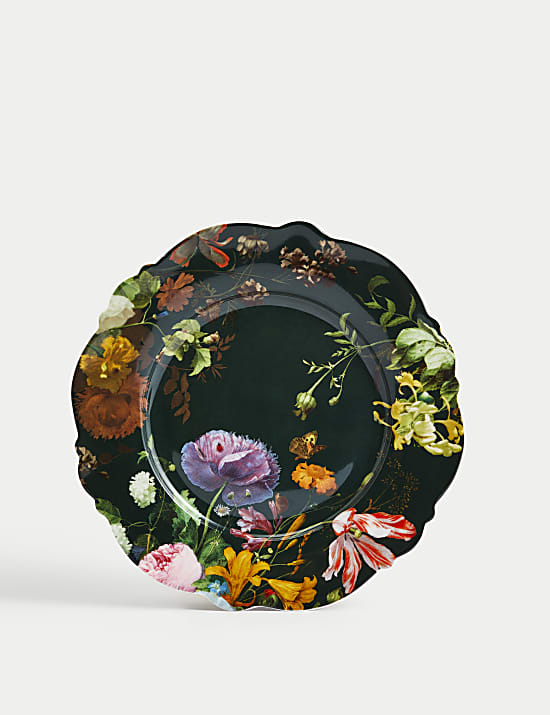 Set of 4 Floral Side Plates