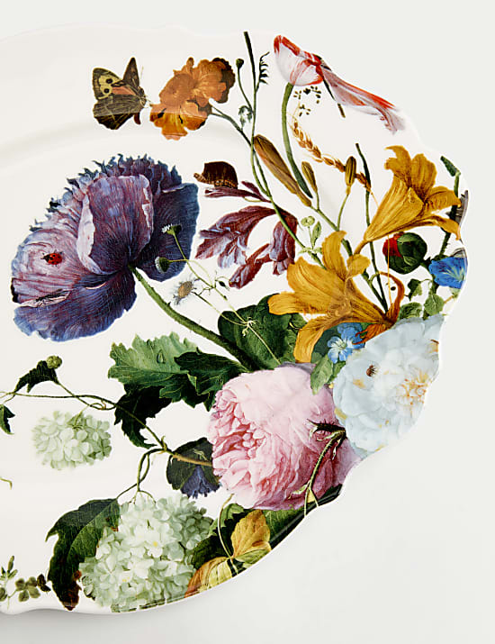 Floral Porcelain Platter