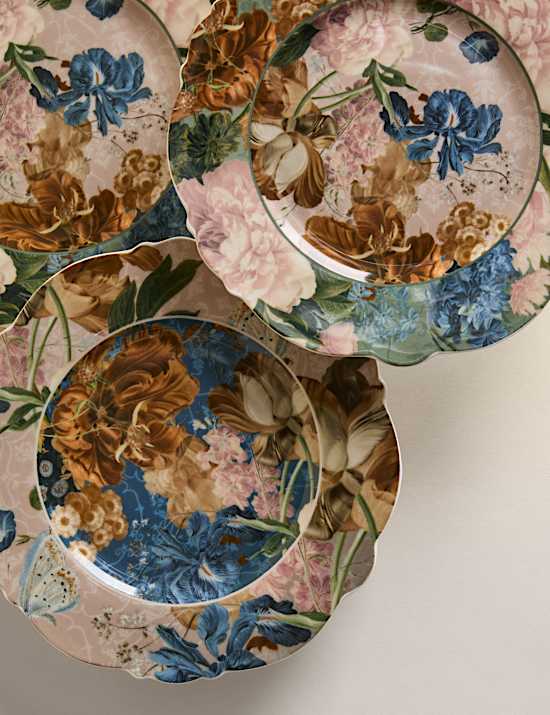 Set of 4 Bloom Side Plates