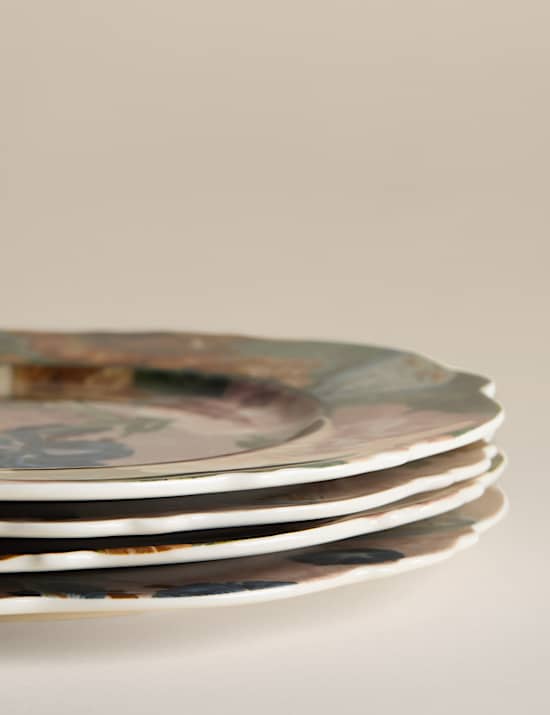 Set of 4 Bloom Side Plates