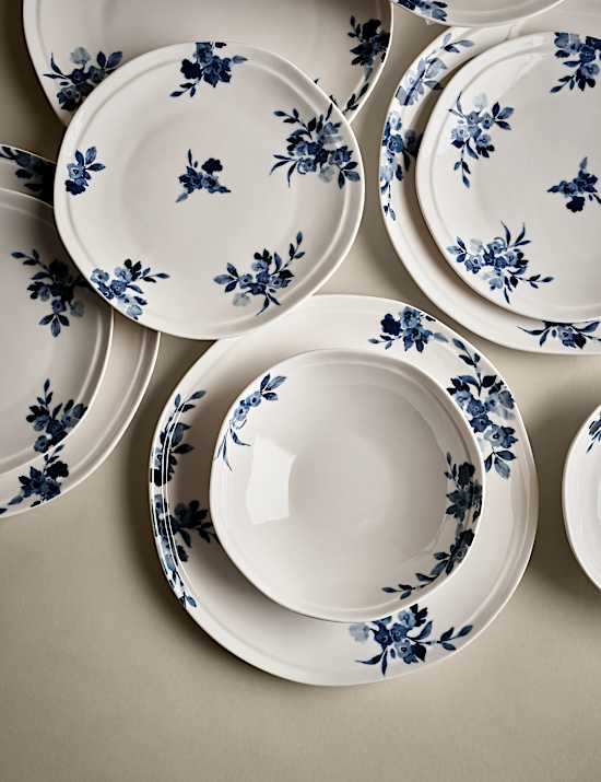 12 Piece Cherry Blossom Dinner Set