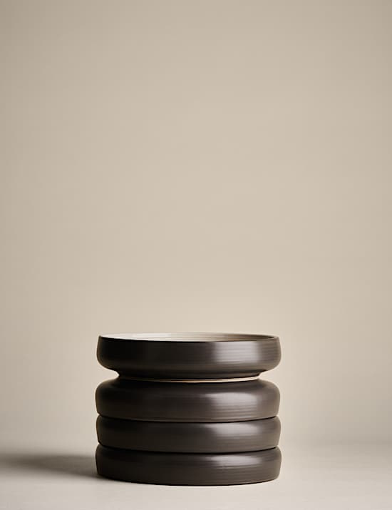 Lot de 4 assiettes à pâtes Michigan