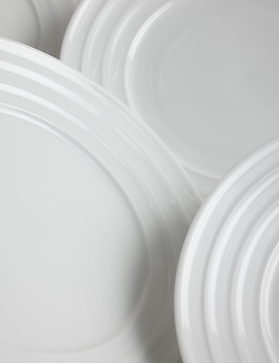 Set of 4 Burford Embossed Rim Side Plates