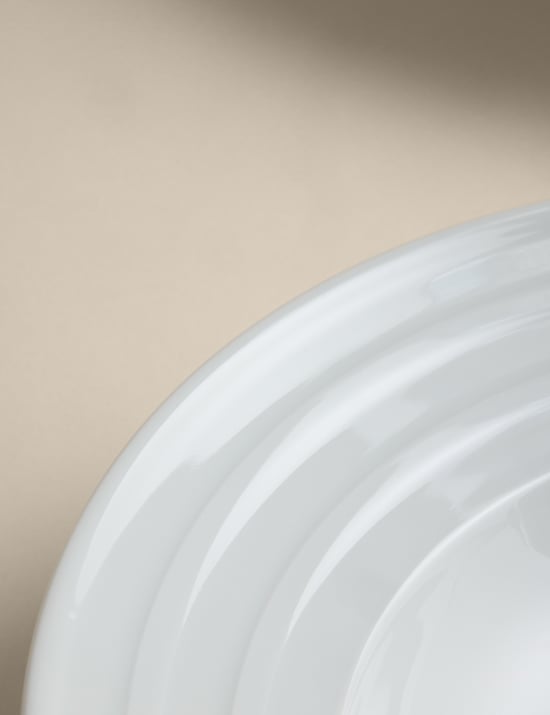 Set of 4 Burford Embossed Rim Pasta Bowls