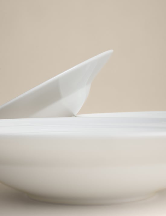 Set of 4 Burford Embossed Rim Pasta Bowls