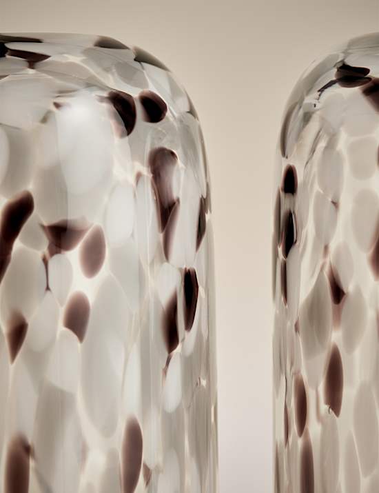 Set of 2 Speckled Hi Ball Glasses