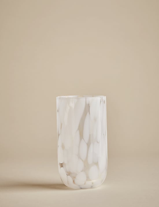 Set of 2 Speckled Hi Ball Glasses