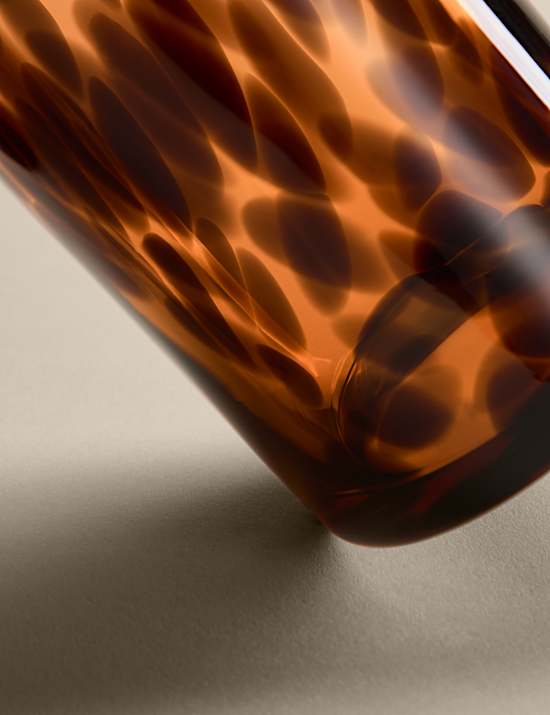 Lot de 2 verres hauts à motif moucheté