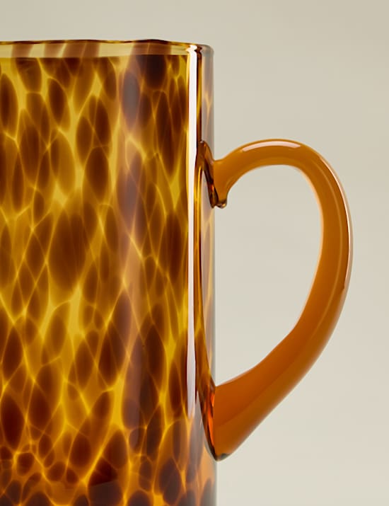 Skleněná skvrnitá konvice