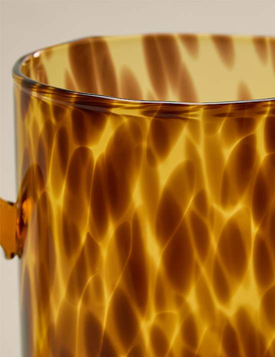 Skleněná skvrnitá konvice