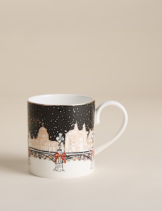 Christmas Townhouse Mug