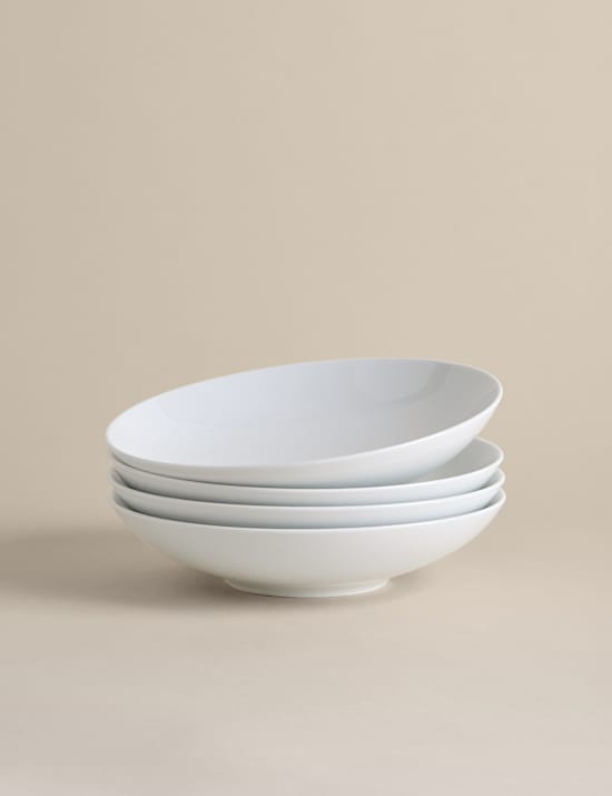 Set of 4 Maxim Coupe Pasta Bowls