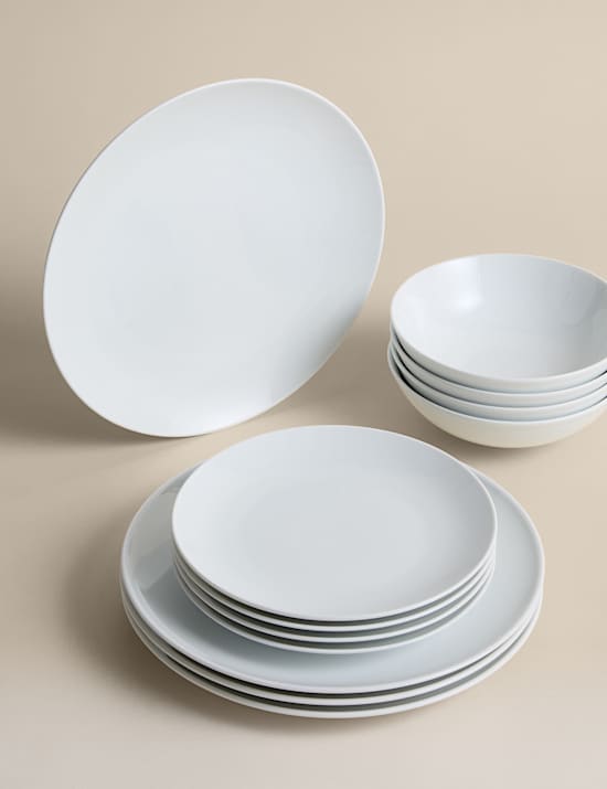 12 Piece Burford Coupe Dinner Set