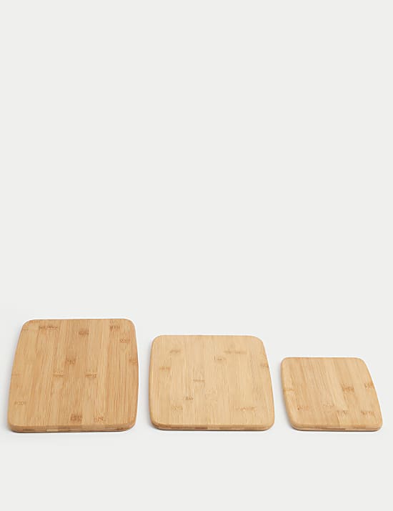 Set of 3 Bamboo Chopping Boards