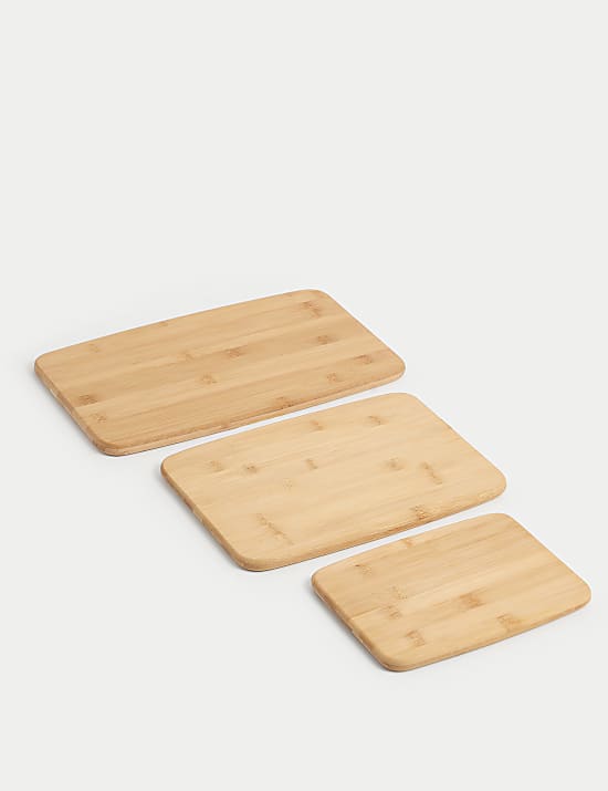 Set of 3 Bamboo Chopping Boards