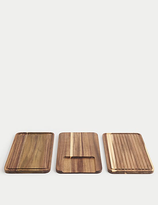 Set of 3 Wooden Chopping Boards
