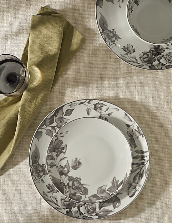 12 Piece Floral Dinner Set