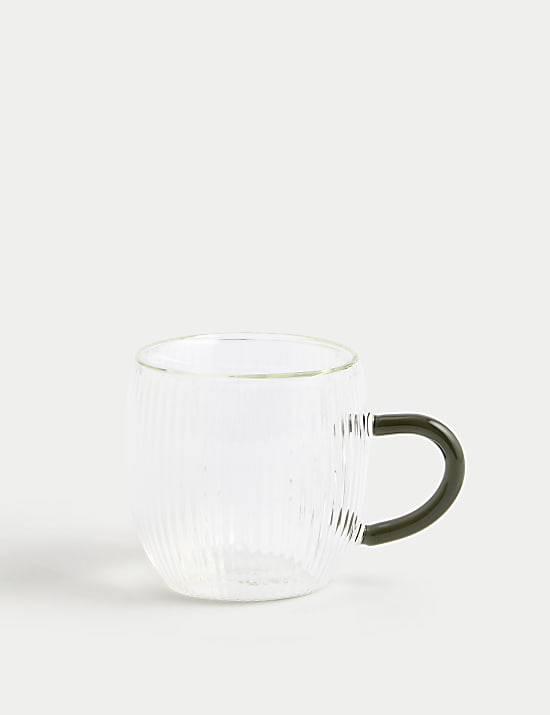 Juego de 2 tazas acanaladas