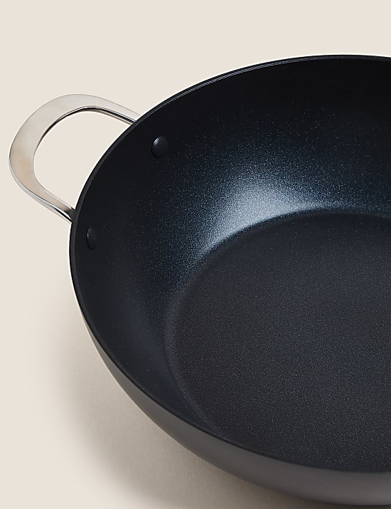 Hard Anodised 30cm Large Wok