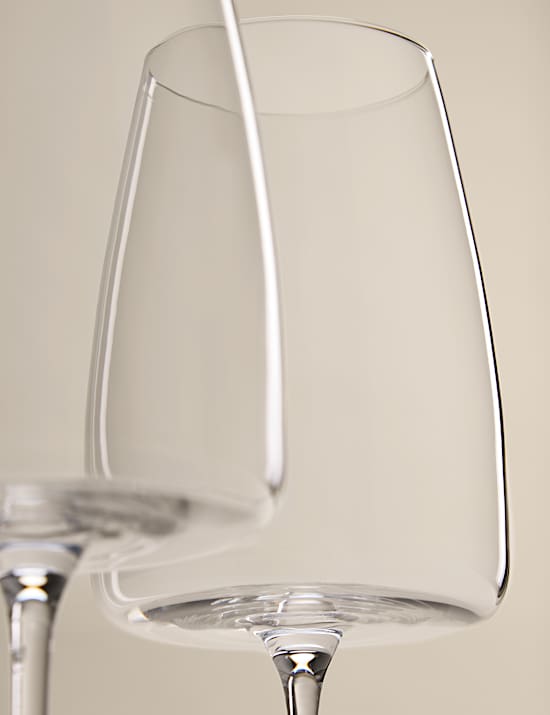 Set of 4 Odette Crystal White Wine Glasses