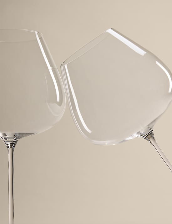 Set of 4 The Sommelier's Edit Crystal Large Red Wine Glasses