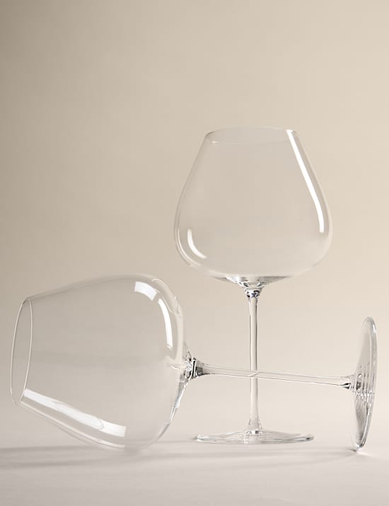 Set of 4 The Sommelier's Edit Crystal Large Red Wine Glasses