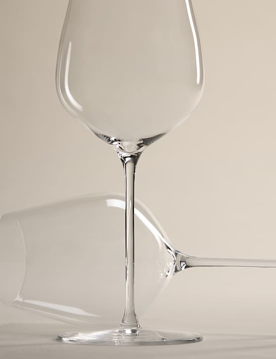 Set of 4 The Sommelier's Edit Crystal White Wine Glasses