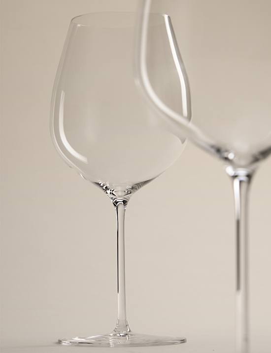 Set of 4 The Sommelier's Edit Crystal Standard Red Wine Glasses