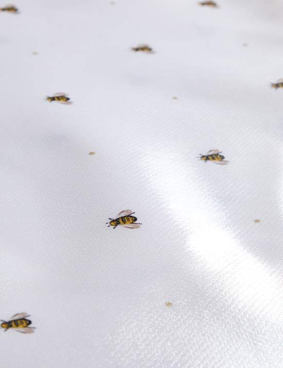 Abwischbare Tischdecke mit Bienenmuster