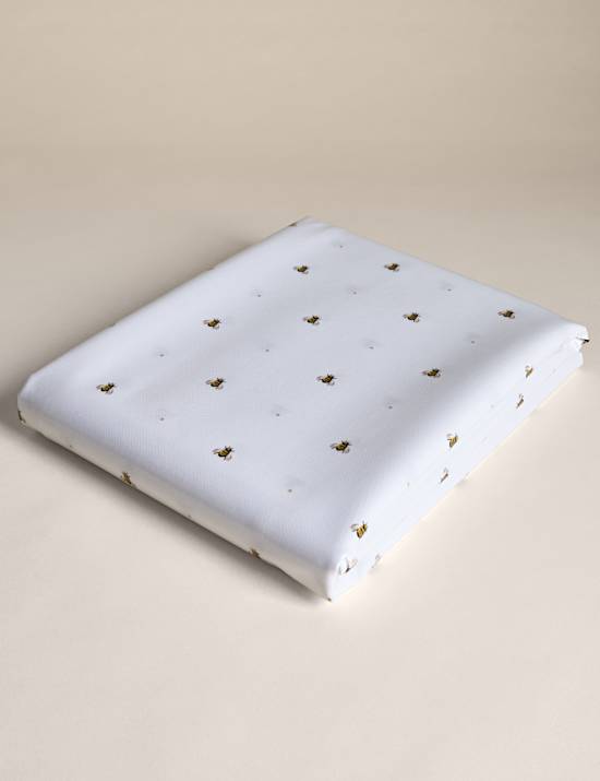 Abwischbare Tischdecke mit Bienenmuster