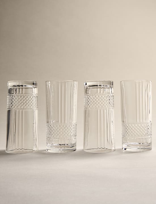 Adeline – Lot de 4 verres hauts