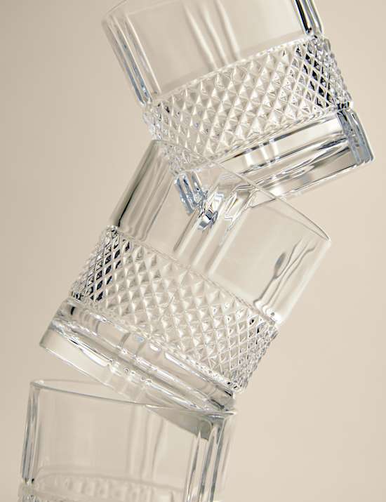 Set of 4 Adeline Glass Tumblers