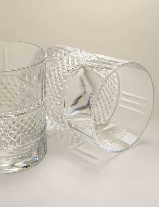 Set of 4 Adeline Glass Tumblers