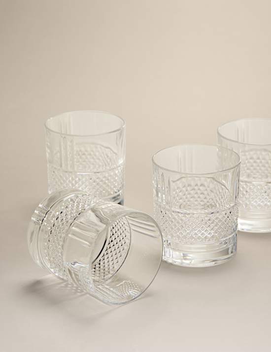 Set of 4 Adeline Glass Tumblers