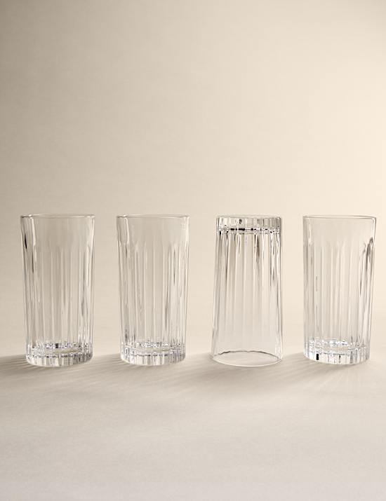 Set of 4 Timeless Hi Ball Glasses