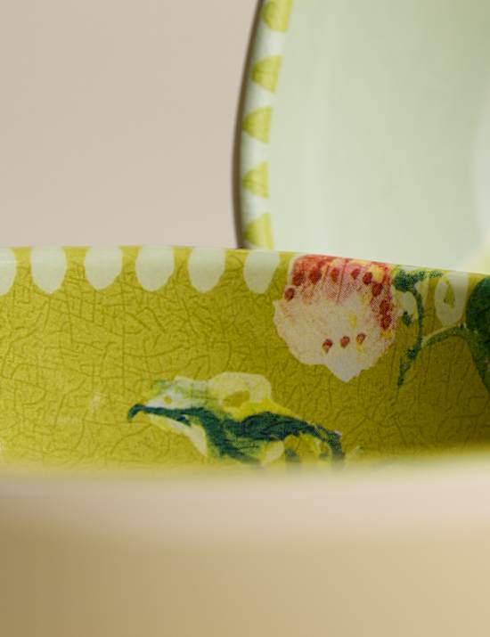 Set of 2 Spring Meadow Picnic Nibble Bowls