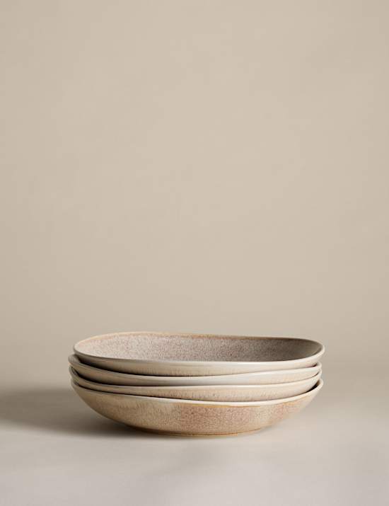 Lot de 4 assiettes à pâtes Argo