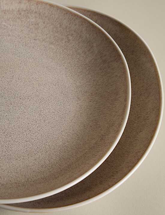 Lot de 4 assiettes à pâtes Argo