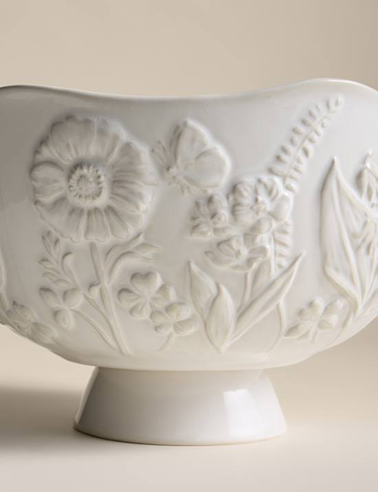 Spring Meadow Footed Serving Bowl