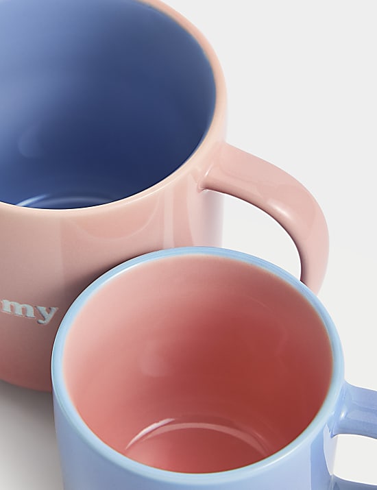 Juego de 2 tazas con Mini & Mummy