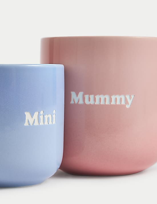 Juego de 2 tazas con Mini & Mummy