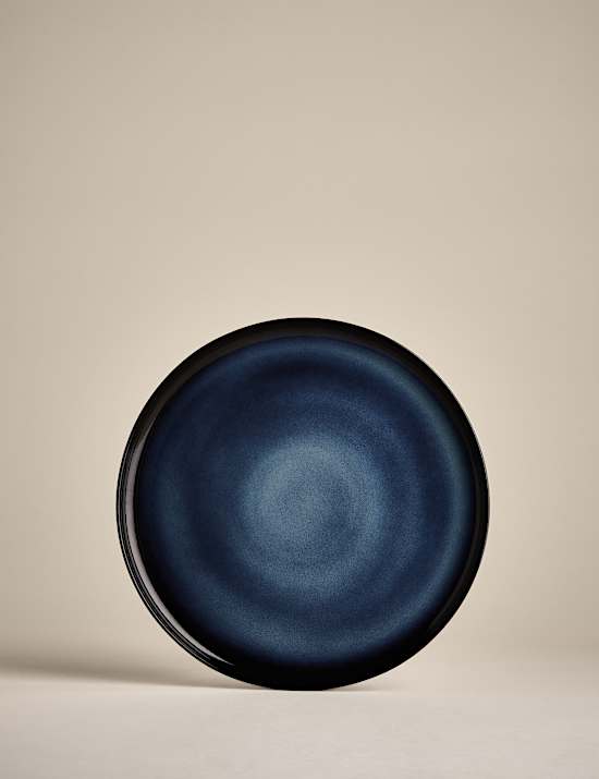 Bernsteinfarbene reaktive Servierplatte