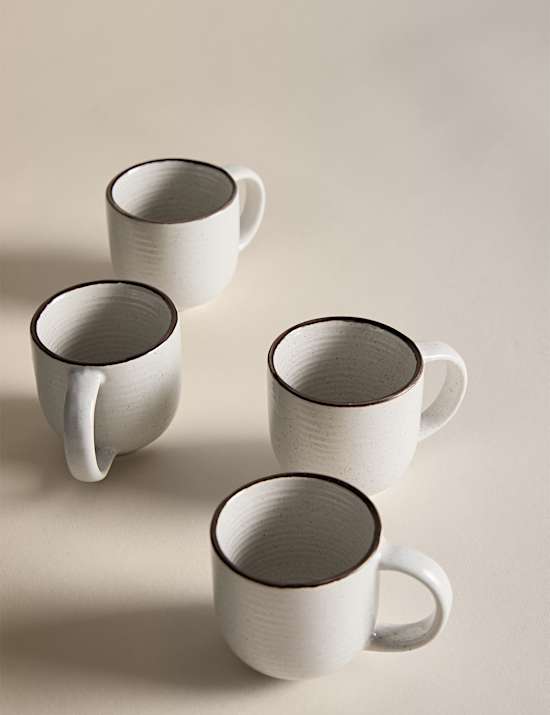 Set of 4 Michigan Espresso Mugs
