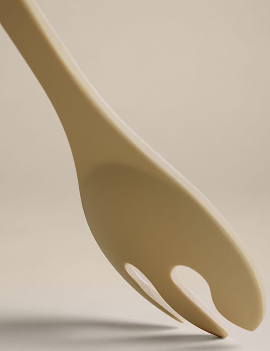 Reactive Glaze Melamine Picnic Salad Servers