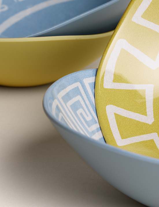 סט 4 קעריות Coastal Icon ממלמין