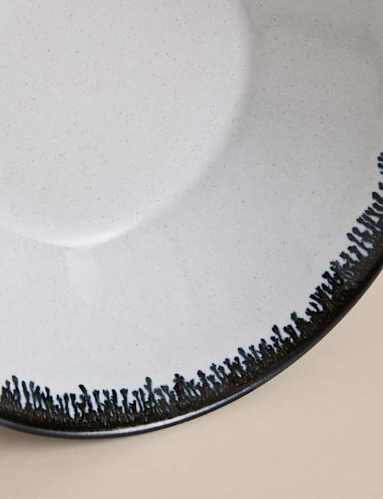 12 Piece Reactive Glaze Dinner Set