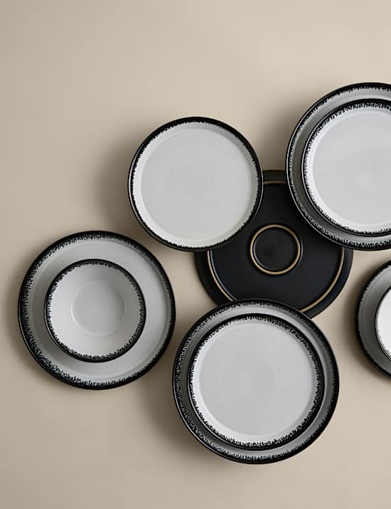 12 Piece Reactive Glaze Dinner Set