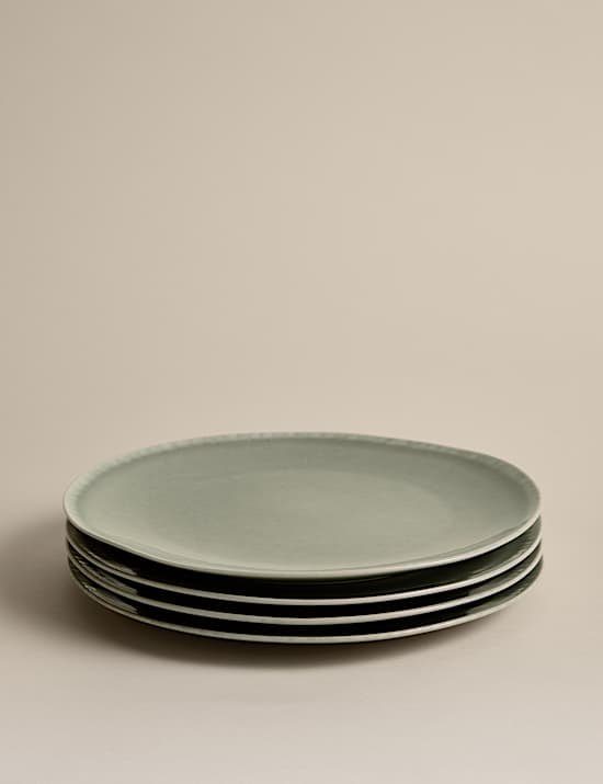 Henley Stoneware Dinner Plate Set Of 4